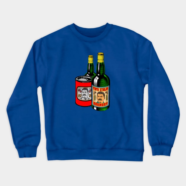 PAPA STALIN PRODUCTS Crewneck Sweatshirt by theanomalius_merch